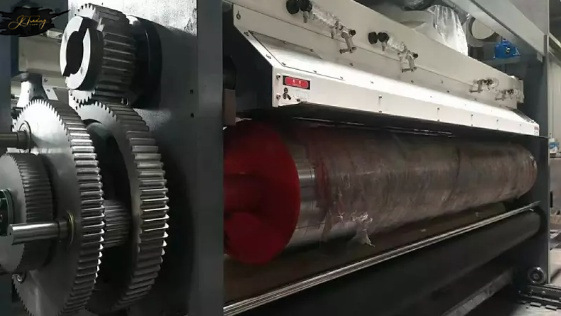 Flexo Ink Double Side Printing With Online Automatic Gluer Carton Packing Machine